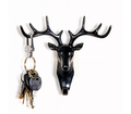 Deer head wall hook