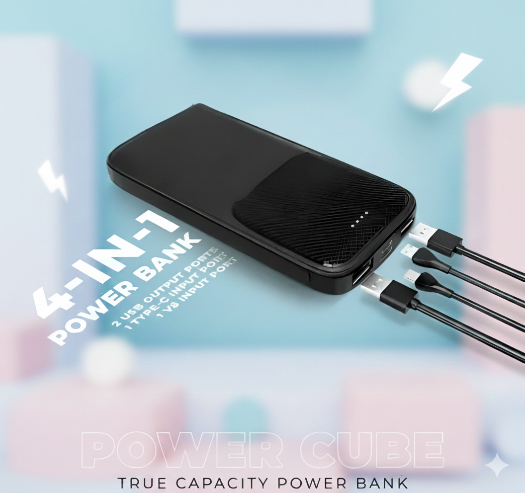 ENERGYVALT 10000mAh Portable Charger - Fast & Reliable Power Bank
